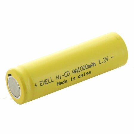 EXELL BATTERY AA 1.2V 1000mAh Flat Top Rechargeable Battery for DIY, Radios, Power Packs EBC-308-0